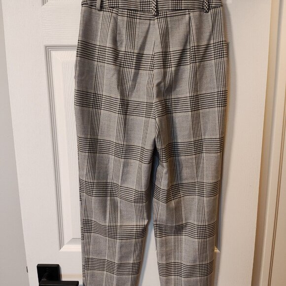 EUC Plaid Le Chateau Cropped Pants - Sz 1 - Picture 2 of 8